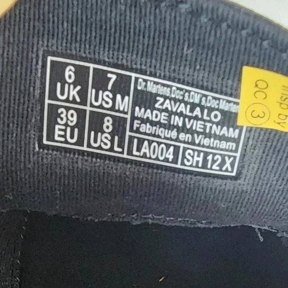 Dr. Martens Zavala Lo Oxford shoes size 8 New - Picture 8 of 10